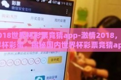 2018世界杯彩票竞猜app-激情2018，世界杯彩蛋，揭秘国内世界杯彩票竞猜app的数字盛宴
