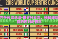 世界杯彩票说明-世界杯彩票，揭秘那些隐藏的规则与惊喜