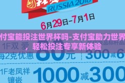 支付宝能投注世界杯吗-支付宝助力世界杯，轻松投注专享新体验