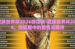 足球世界杯2026微信群-足球世界杯2026，微信群中的激情与期待