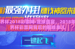 世界杯2018彩票网-足球盛宴，2018年世界杯彩票网背后的那些事儿