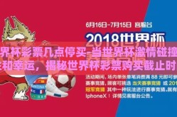 世界杯彩票几点停买-当世界杯激情碰撞理性和幸运，揭秘世界杯彩票购买截止时间