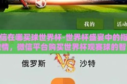 微信在哪买球世界杯-世界杯盛宴中的指尖激情，微信平台购买世界杯观赛球的智慧之选