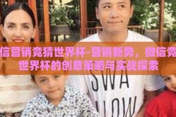 微信营销竞猜世界杯-营销新势，微信竞猜世界杯的创意策略与实战探索
