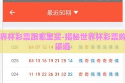 世界杯彩票跟哪里买-揭秘世界杯彩票购买渠道