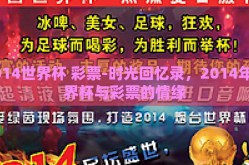 2014世界杯 彩票-时光回忆录，2014年世界杯与彩票的情缘