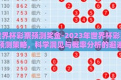 世界杯彩票预测奖金-2023年世界杯彩票预测策略，科学洞见与概率分析的邂逅