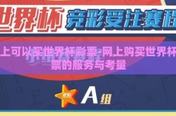 网上可以买世界杯彩票-网上购买世界杯彩票的服务与考量