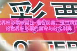 世界杯彩票被禁止-理智观赛，理性购彩，论世界杯彩票的禁令与公众引导