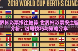 世界杯彩票投注推荐-世界杯彩票投注智慧分析，选号技巧与策略分享