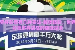 世界杯彩票有几种买法-解锁精彩，世界杯彩票多样买法的趣味探索