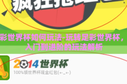 足彩世界杯如何玩法-玩转足彩世界杯，从入门到进阶的玩法解析