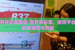 世界杯彩票微信-世界杯彩票，微信平台上的新潮流与挑战