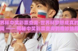 世界杯中奖彩票查询-世界杯梦想成真的瞬间 —— 揭秘中奖彩票查询的奇妙旅程