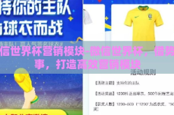 微信世界杯营销模块-微信世界杯，借势赛事，打造高效营销模块