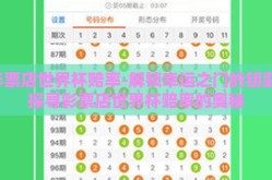 彩票店世界杯赔率-解锁幸运之门的钥匙，探寻彩票店世界杯赔率的奥秘
