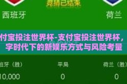 支付宝投注世界杯-支付宝投注世界杯，数字时代下的新娱乐方式与风险考量