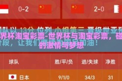 世界杯淘宝彩票-世界杯与淘宝彩票，碰撞的激情与梦想