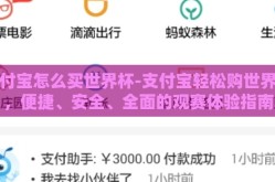 支付宝怎么买世界杯-支付宝轻松购世界杯，便捷、安全、全面的观赛体验指南