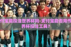 支付宝能投注世界杯吗-支付宝能否用作世界杯投注工具？
