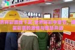 世界杯彩票线下买-世界杯彩中章节，线下买彩票的激情与智慧并进