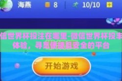 微信世界杯投注在哪里-微信世界杯投丰富体验，寻觅便捷且安全的平台