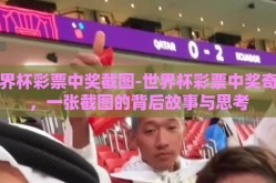 世界杯彩票中奖截图-世界杯彩票中奖奇迹，一张截图的背后故事与思考
