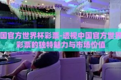 中国官方世界杯彩票-透视中国官方世界杯彩票的独特魅力与市场价值