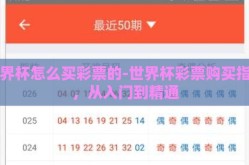 世界杯怎么买彩票的-世界杯彩票购买指南，从入门到精通