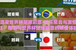 喝酒买世界杯足球彩票-欢乐聚会与激情赌注，喝酒与世界杯足球彩票的双重体验