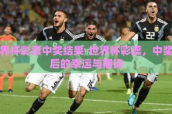 世界杯彩票中奖结果-世界杯彩票，中奖背后的幸运与期待