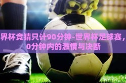 世界杯竞猜只计90分钟-世界杯足球赛，90分钟内的激情与决断