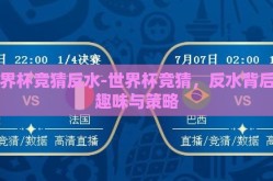 世界杯竞猜反水-世界杯竞猜，反水背后的趣味与策略
