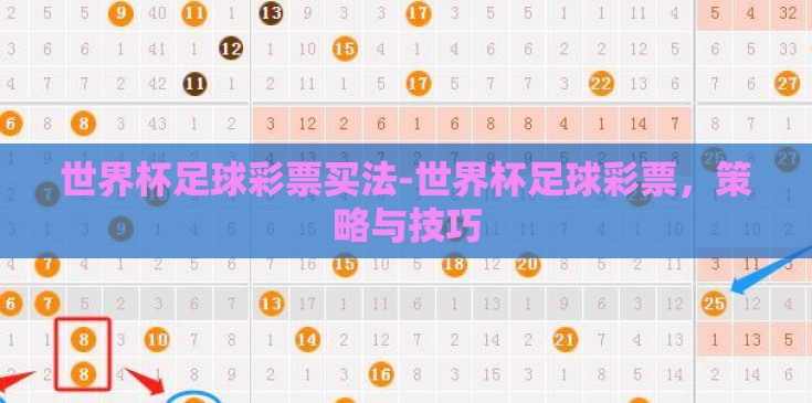 世界杯足球彩票买法-世界杯足球彩票，策略与技巧