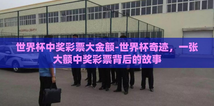 世界杯中奖彩票大金额-世界杯奇迹，一张大额中奖彩票背后的故事