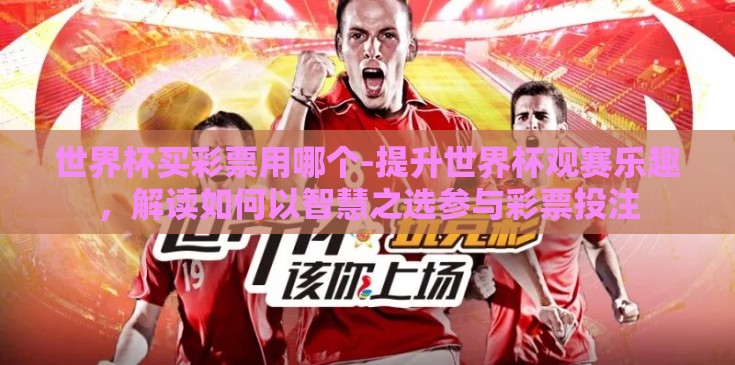 世界杯买彩票用哪个-提升世界杯观赛乐趣,解读如何以智慧之选参与彩票投注 世界杯买彩票用哪个-提升世界杯观赛乐趣,解读如何以智慧之选参与彩票投注