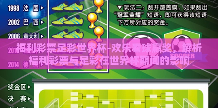 福利彩票足彩世界杯-欢乐看球赢奖,解析福利彩票与足彩在世界杯期间的影响 福利彩票足彩世界杯-欢乐看球赢奖,解析福利彩票与足彩在世界杯期间的影响