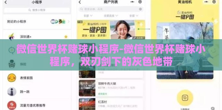 微信世界杯赌球小程序-微信世界杯赌球小程序,双刃剑下的灰色地带 微信世界杯赌球小程序-微信世界杯赌球小程序,双刃剑下的灰色地带