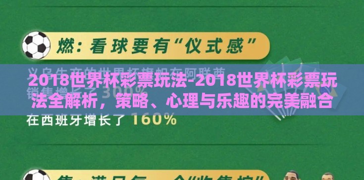2018世界杯彩票玩法-2018世界杯彩票玩法全解析，策略、心理与乐趣的完美融合