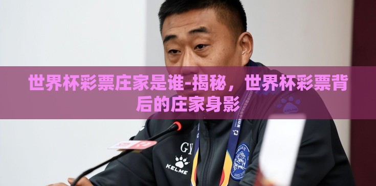 世界杯彩票庄家是谁-揭秘,世界杯彩票背后的庄家身影 世界杯彩票庄家是谁-揭秘,世界杯彩票背后的庄家身影