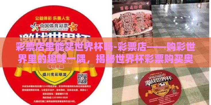 彩票店里能买世界杯吗-彩票店——购彩世界里的趣味一隅，揭秘世界杯彩票购买奥秘
