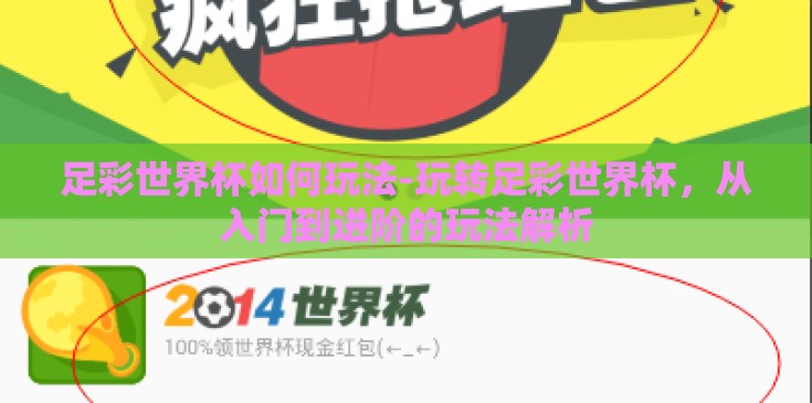 足彩世界杯如何玩法-玩转足彩世界杯，从入门到进阶的玩法解析