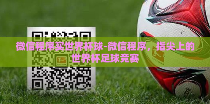 微信程序买世界杯球-微信程序，指尖上的世界杯足球竞赛